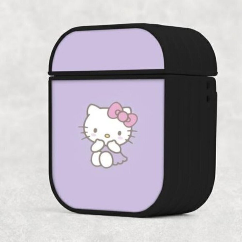 Purple Hello Kitty Airpod Case